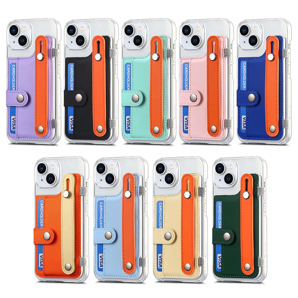 2024 individuelle magnetische Brieftasche kompatibel mit Qualität Brieftasche mit verstellbarem Stand für iPhone 15 14 Hülle Serie faltbar