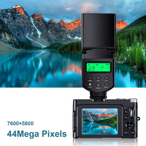 Profesyonel 2.7K DSLR dijital Video kamera ile 3.0 inç IPS ekran 1080P kayıt 16x dijital Zoom uyumlu SD kart bellek - Product Image 6