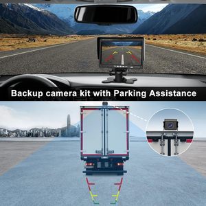 7 Inch HD LCD Reversing <strong>Camera</strong> Set with 120-170 Degree Wide Angle Waterproof Night Vision Rear View <strong>Camera</strong> 12V24V for Truck - Product Image 5