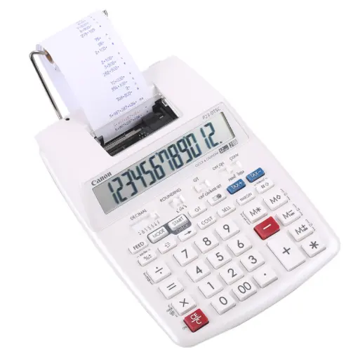 P23 calculatrice de sortie papier, impression bancaire, banque, banque, banque, ordinateur, machine de codage, ligne en cuir, codage, calculatrice scientifique