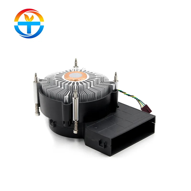 Trung Quốc Nhà sản xuất của tùy chỉnh 75 Wát CPU làm mát nhôm đồng tản nhiệt với Fan cho Bộ vi xử lý ứng dụng