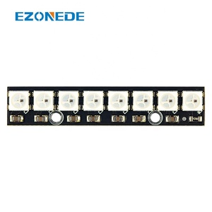 8 bit 2812 RGB LED Stick 8 X 2812B 5050 colori RGB modulo LED driver integrati per Ardu Raspber Pi ESP32