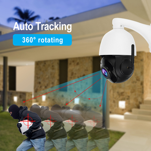 JideTech Überwachungs kamera 5MP 20X Optischer Zoom PTZ <span class=keywords><strong>Wireless</strong></span> Auto Tracking WIFI-Netzwerk CMOS IP66 Drei Antennen mit SD-Kartens teck platz