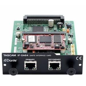 Tascam IF-DA64 Dante интерфейсная карта металлическая Строительная модель IF-DA64 - Product Image 2