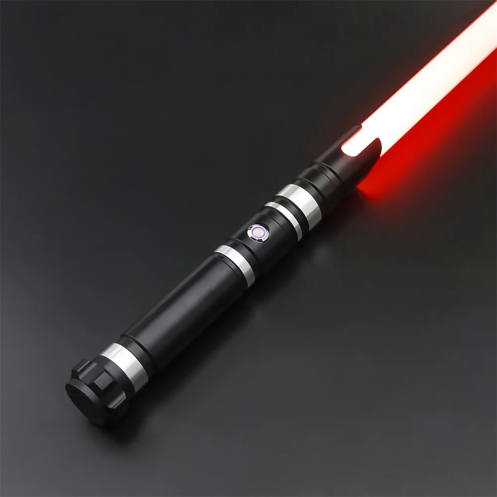 TXQsaber TSK-E05 Dueling Lightsaber Toys RGBブレードメタルハンドルセイバー10サウンドフォント12ワットLEDライトドロップシッピング用FOCソード