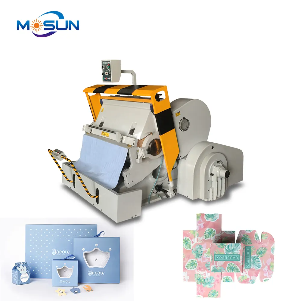 Made in China Pvc plastic card die cutting and creasing machine