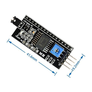 5V IIC I2C Adapter LCD-Display Serielle Schnitts telle für Roboter teile Programmierer Emulator Debugger - Product Image 3