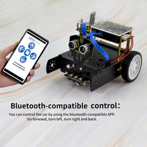 Keyestudio di vario stile DIY Mini carro armato Robot Smart BT STEM educativo 4WD Mecanum Kit per auto Robot per Arduino - Product Image 3