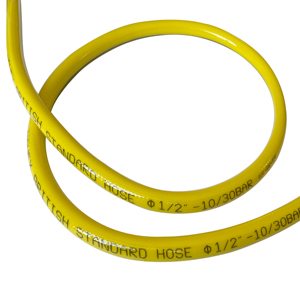 工場高品質5/16 "<span class=keywords><strong>8mm</strong></span>オレンジPVCLPGガスホースパイプフレキシブルソフトオレンジPVCプラスチックプロパンLPGガスパイプ50メートルロール