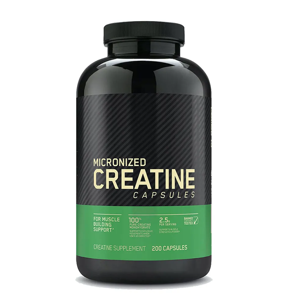 Creatine Monohydraat Capsules Private Label Oem/Odm Hplc Pure Gezondheidszorg Ondersteuning Spieren En Kracht Pre Training Supplement