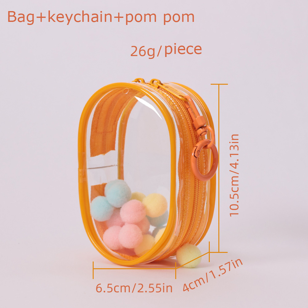 Sac + porte-clés + pompon