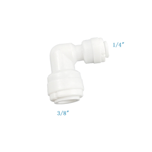 อุปกรณ์พลาสติกโค้งงอขนาด1/4นิ้ว3/8นิ้วสำหรับระบบน้ำ RO - Product Image 2