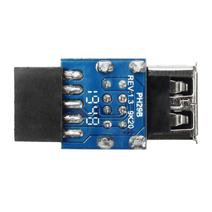9针主板至2端口USB2.0双USB A 9针母适配器转换器印刷电路板卡扩展器内部计算机连接器 - Product Image 4