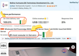 خادم رفوف مستعمل عالي الأداء لـ PowerEdge R640، 1U، مكتبة أشرطة U1، معالج إنتل زيون، ذاكرة DDR4، 8SFF، متوفر في المخزون - Product Image 6