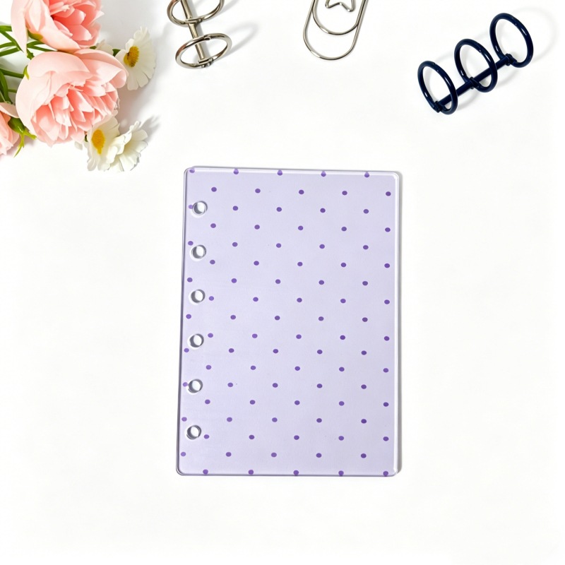 A7 à pois violets (pièce unique)