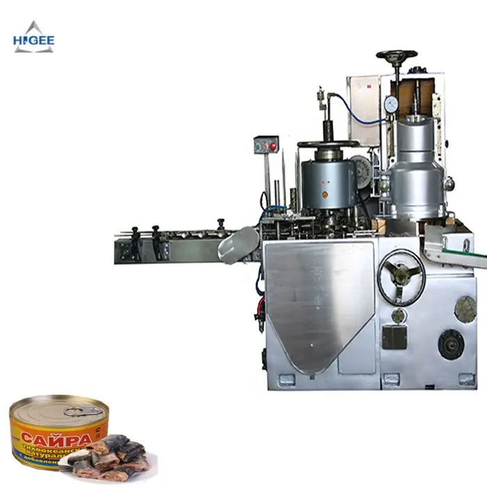 180g canned thai snack seafood vacuum seaming machine