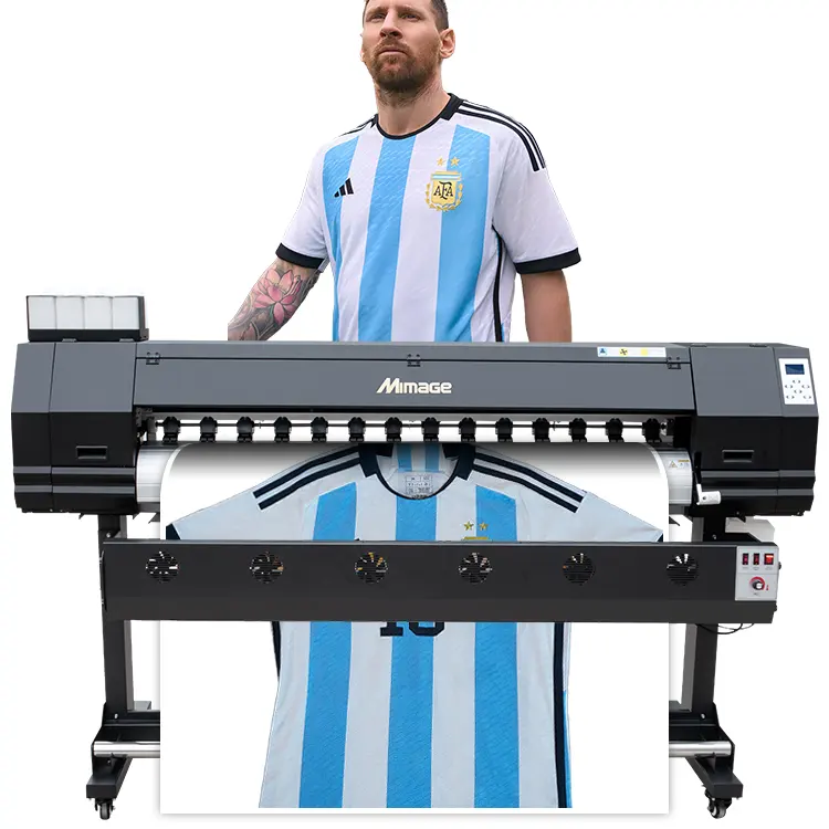 Mimagem impressora de tintura têxtil de 1.6m/1.8m 6ft, máquina grande formato eco solvente