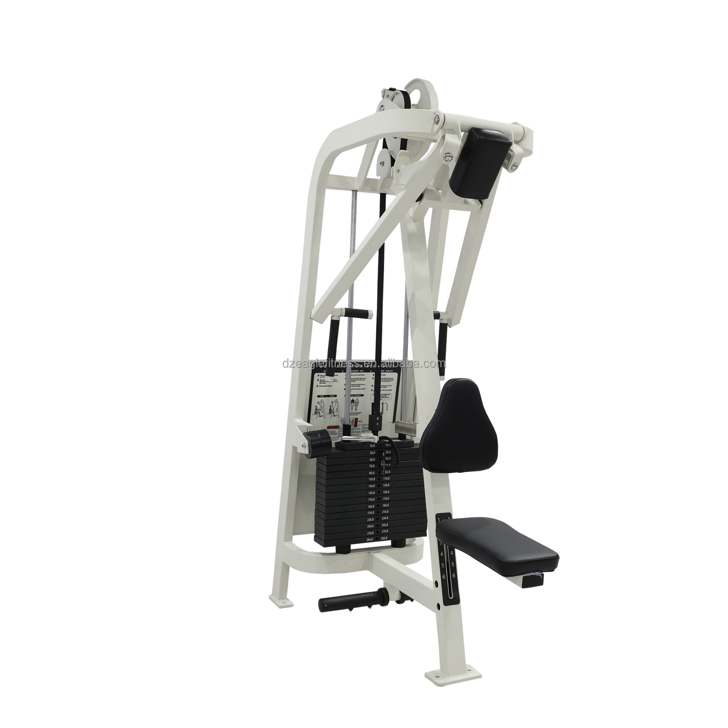 Machine de tirage horizontal blanc