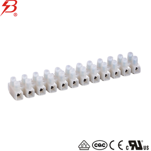 KREALUX BELEKS U Tipo 450V 57A Parafuso Plástico <span class=keywords><strong>Terminal</strong></span> Bloco Faixa Conector Dupla Linha Barreira Elétrica Iluminação <span class=keywords><strong>Terminal</strong></span> Blocos