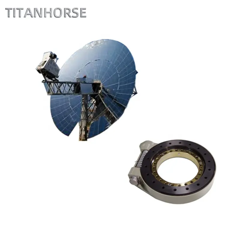 Titanhorse 14 pouces Série D'entraînement À Vis Sans Fin avec stirling moteur ou 24vdc moteur limite swith pour photovoltaïque système de suivi