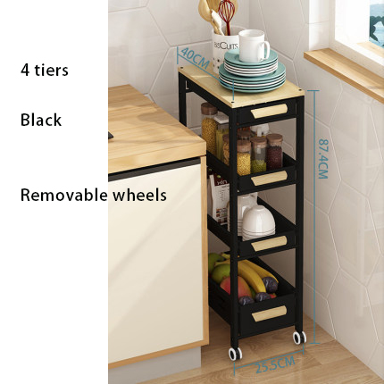 4 Tiers Black