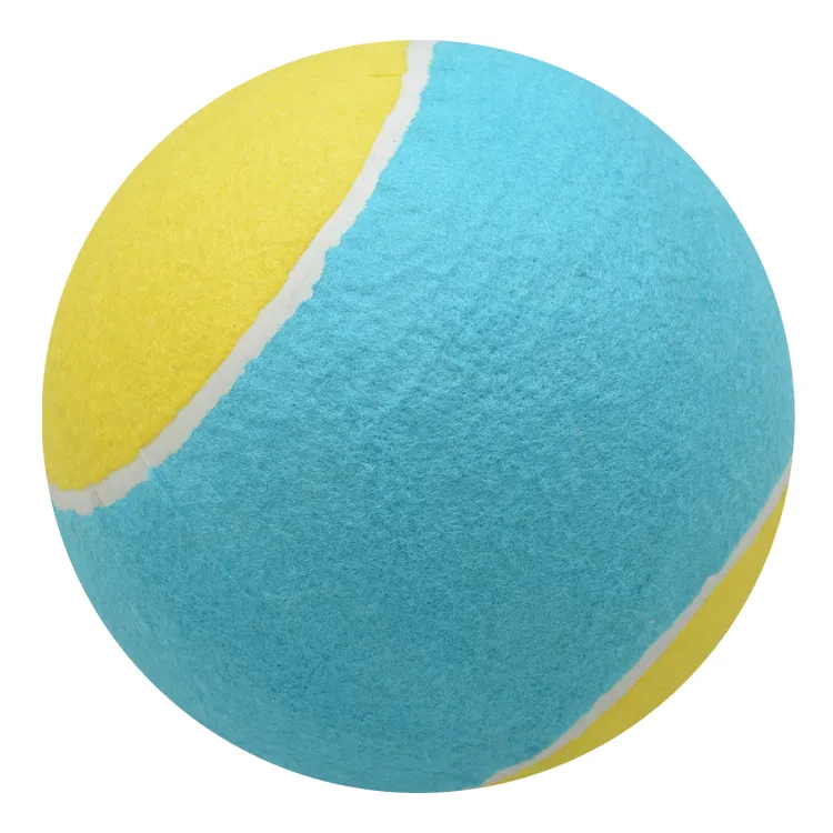 犬の遊びのための印刷されたテニスボールカスタマイズされた9.5インチのインフレータブル大きなテニスボール