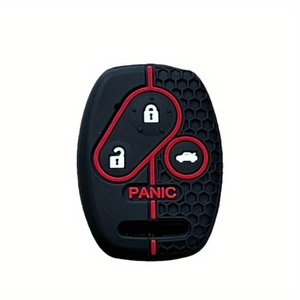Silicone <strong>Key</strong> Cover for <strong>Honda</strong> for Odyssey for Old Civic for Pilot for <strong>CRV</strong>, Fit, Straight Board 4-button Remote <strong>Key</strong> Case
