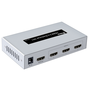 OEM 4K 8K HDMI矩阵切换器3X1 DC5V/1A KVM HDMI切换器3端口4k视频切换器，带红外，适用于平板电脑/TB/PS3/PS4播放器 - Product Image 5