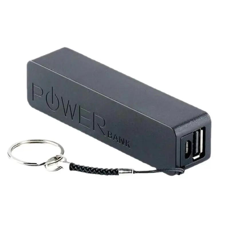 18650 güç banka kabuk 5V 5600mAh USB şarj aleti pil tutucu kılıf telefon elektronik şarj için taşınabilir DIY cep saklama kutusu