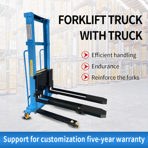 1000kg Electric Forklift Truck Mounted Forklift With Portable Remote Control for Handling <strong>Automatic</strong> <strong>Loading</strong> and <strong>Unloading</strong> - Product Image 3