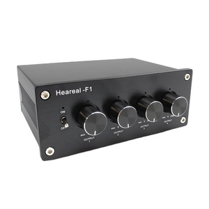 Conmutador de transferencia de Audio sin pérdidas, conmutador de señal estéreo, Selector separador, 1 entrada, 4 salidas