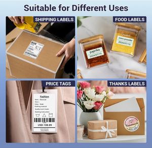 USPS, Shopify, ama zon ile uyumlu küçük iş için 2024 yeni mavi diş termal etiket yazıcı 4x6 nakliye etiket yazıcısı - Product Image 5
