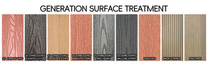 テラスタイルWPCインターロッキングフロアタイル12 "x12" プラスチックウッドWPC DIYデッキタイル庭用使用