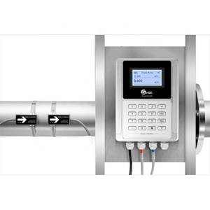 FHS300 Abrazadera de tipo de inserción de líquido de agua de alta precisión en DN25mm ~ DN1200mm Medidor de flujo ultrasónico/Caudalímetro - Product Image 1