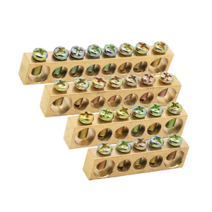 Bloque de terminales de tornillo de latón-Conector eléctrico de aleación de cobre para instalación de caja de distribución y fijación de cables - Product Image 1