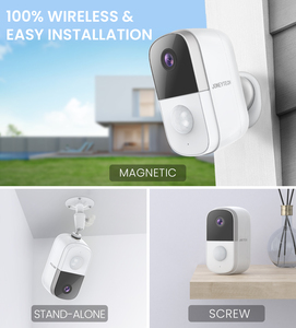 Cámara CCTV batería operado al aire libre hogar de la cámara de seguridad IP WiFi cámara de red inalámbrica con audio cloudeage app - Product Image 3