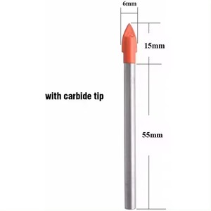 DZ 1/4 inch Shank Carbide tip khoan bit cho thủy tinh & ngói 6 mét Loại sản phẩm - Product Image 3