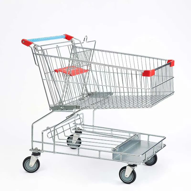 Supermercado Carrito de compras Estilo asiático Carrito de compras