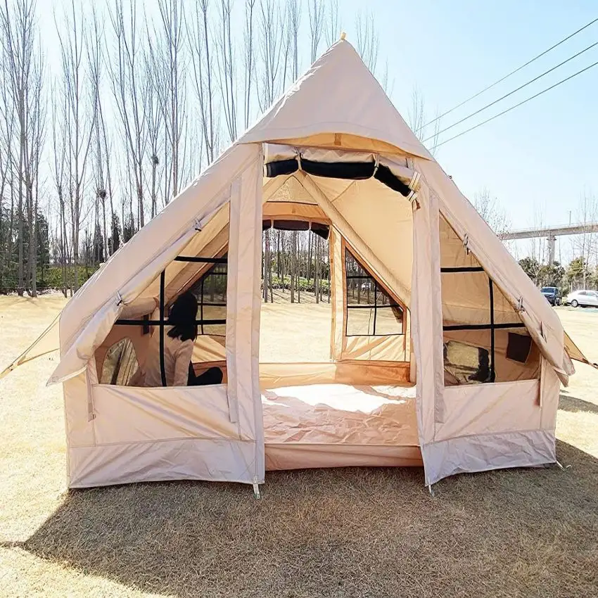 Лидер продаж, крутая 17,2 надувная палатка, большая надувная палатка для кемпинга на открытом воздухе