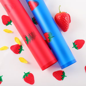 Luxury Graduation <strong>Paper</strong> Strawberry Logo Gift Bouquet Wrapping <strong>Paper</strong> Wholesale Flower Packing Korean Wrapping <strong>Paper</strong> for Flowers