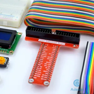 Angemessenes Starter-Kit für Raspberry Pi 4 2 Modell B/B LCD1602 Motor C Python-Code Anfänger handbuch-Smart Robot