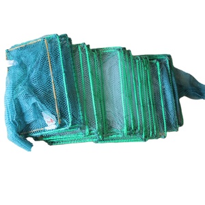 Trappola per granchio rettangolare pieghevole a 31 sezioni per trappola per pesca con agricoltura di granchio di gamberetti di aragosta made in guangdong cina