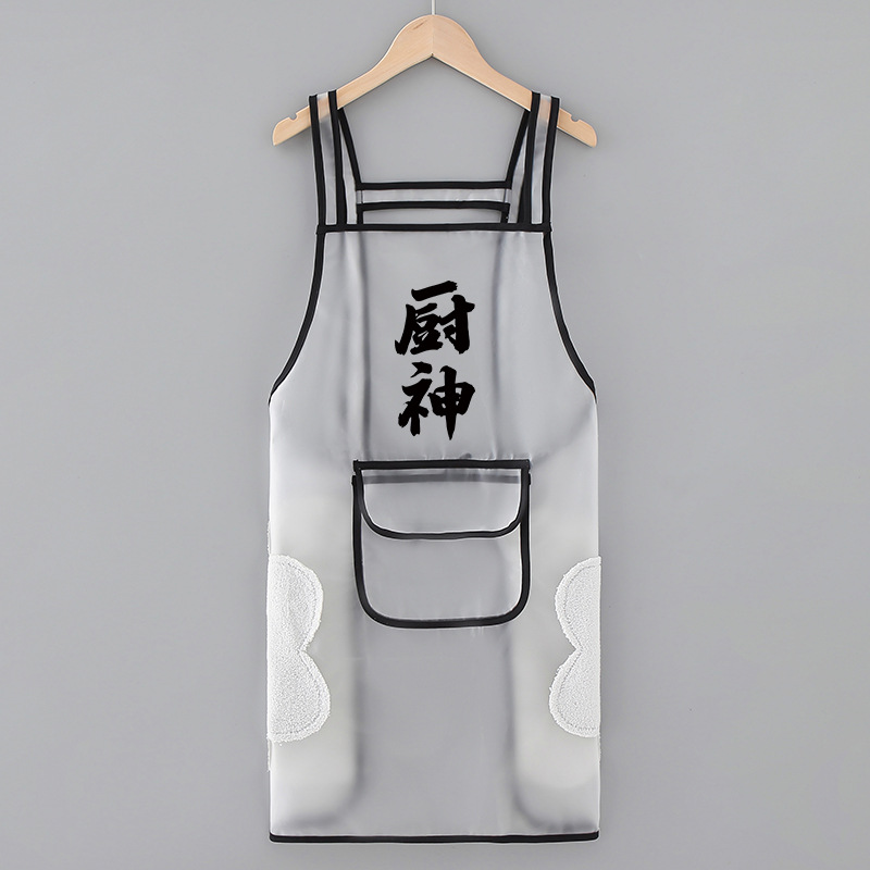 White-BC602Kitchen God avec sangle d'essuyage de poche ordinaire