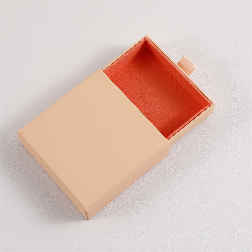 Elegant powder compact with orange lining