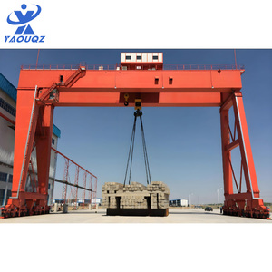 Heavy Duty Mobile Boat Lift Crane 10T50T Marine Crane Travel Lift <strong>Motor</strong> Engine Bearing Gearbox New Gantry Crane got Boat lifting