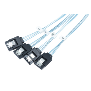 สายเคเบิลมีความสำคัญภายในมินิ Sas ไปยังสาย SATA (Sff-8087ถึง SATA ไปข้างหน้า Lug) 3.3ฟุต - Product Image 3