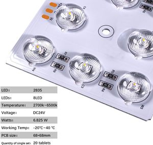 Double CCT PCBA CW 90 CRI 24V Cool + Warm White <strong>Dual</strong> Color Temperatures LED Module CRI90 2700K-6500K Diffused <strong>Reflection</strong> 90Ra - Product Image 4
