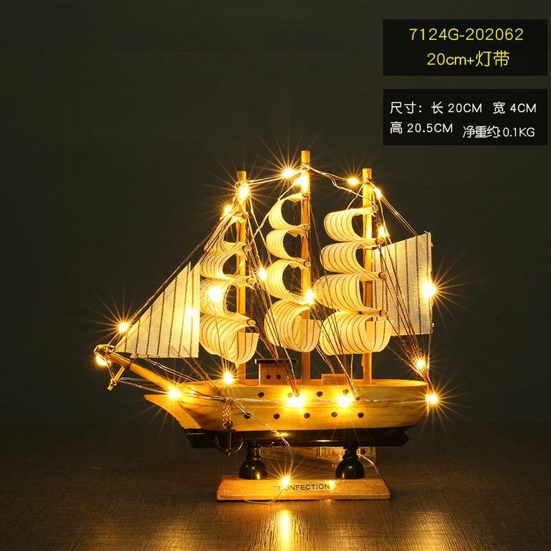 Bateau de 20cm avec mené