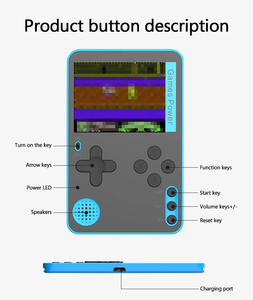 3 inç el oyun konsolları 400 IN 1 Retro Video oyun konsolu 8 Bit oyuncu çocuklar için el oyunları gamepad hediye - Product Image 5