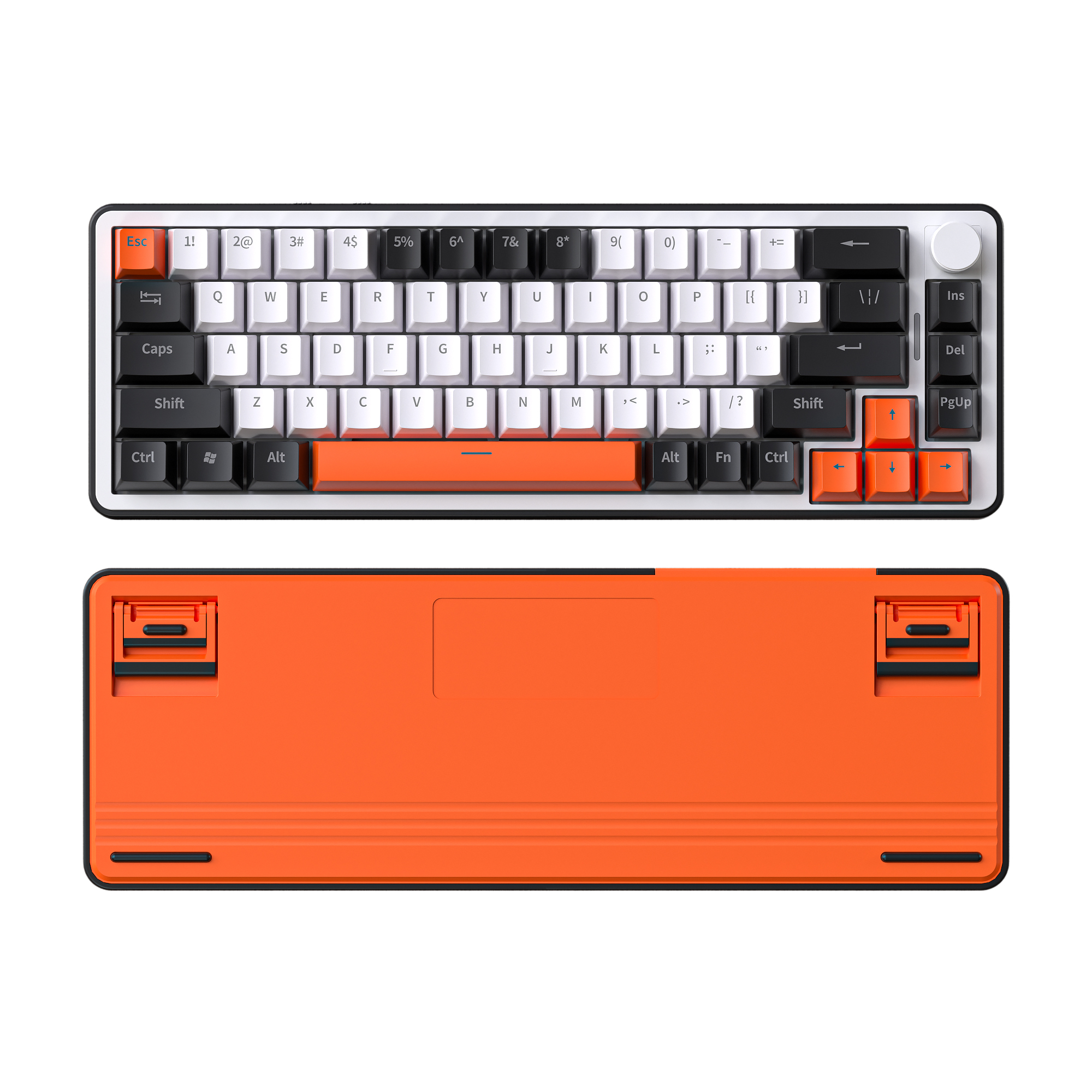 White&Black&Orange